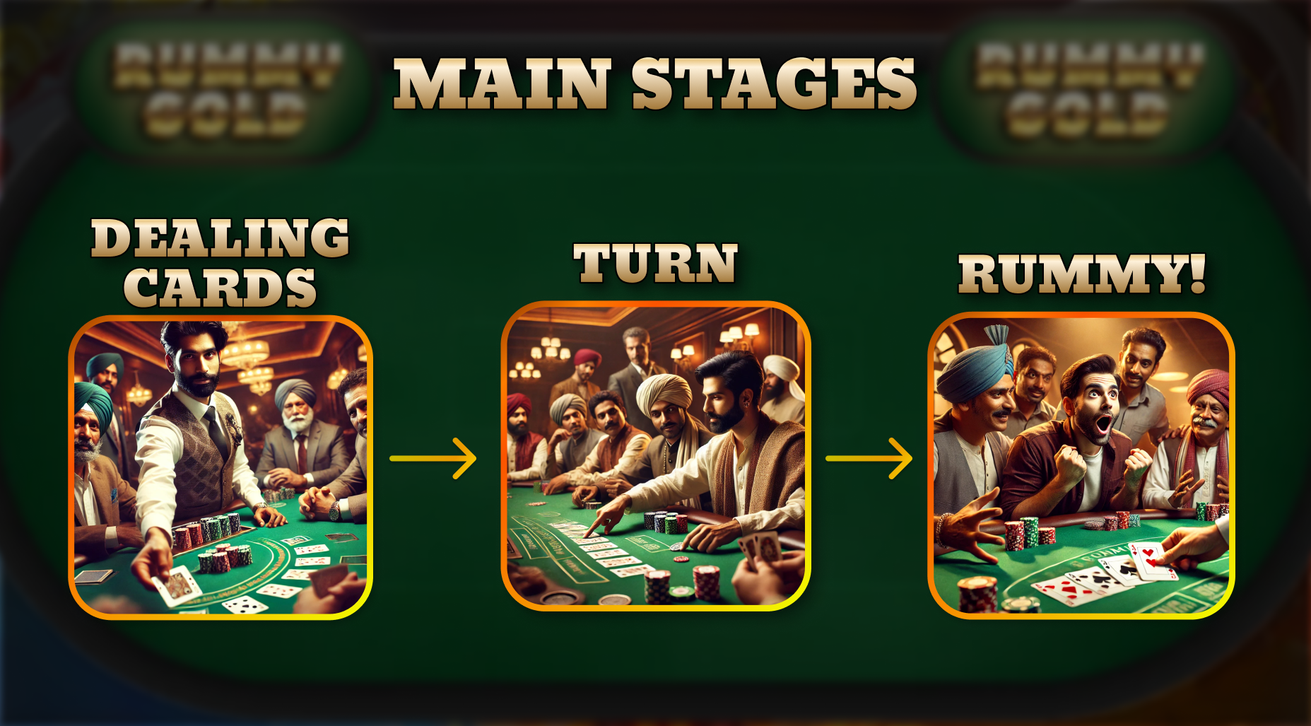 Rules of the Rummy Gold Game